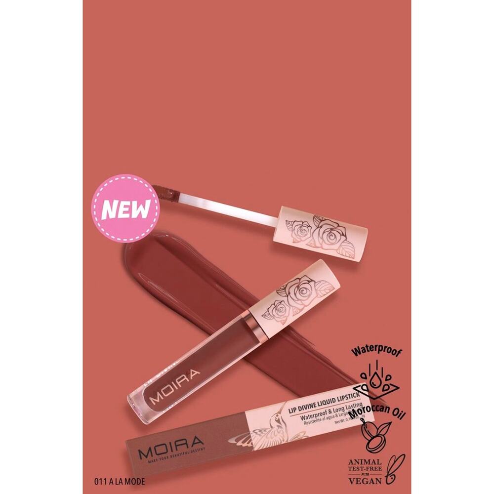 K-Care: Moira Lip Divine Liquid Lipstick *11 A LA Mode*Moisturizing*Korean Skin